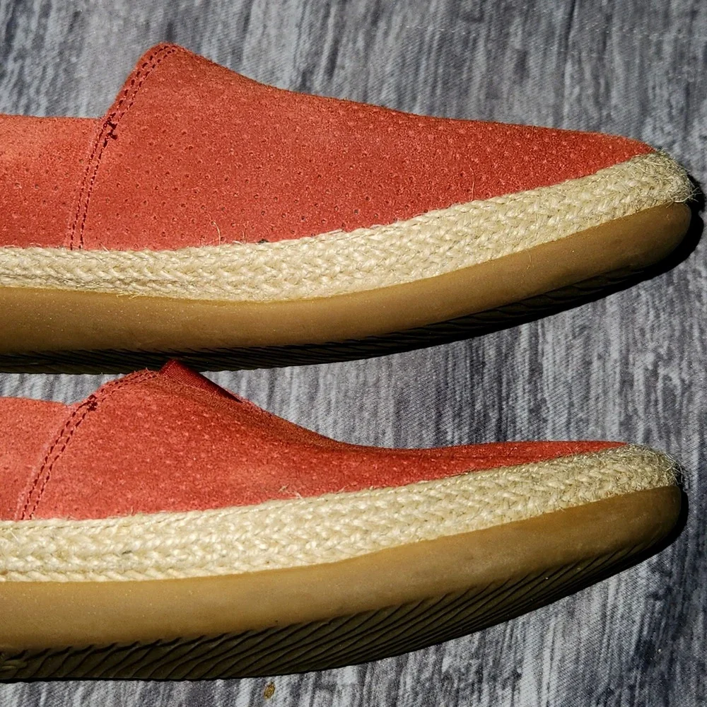 Clarks Collection Women's Suede‎ Espadrille Slip On Loafers Size 9M